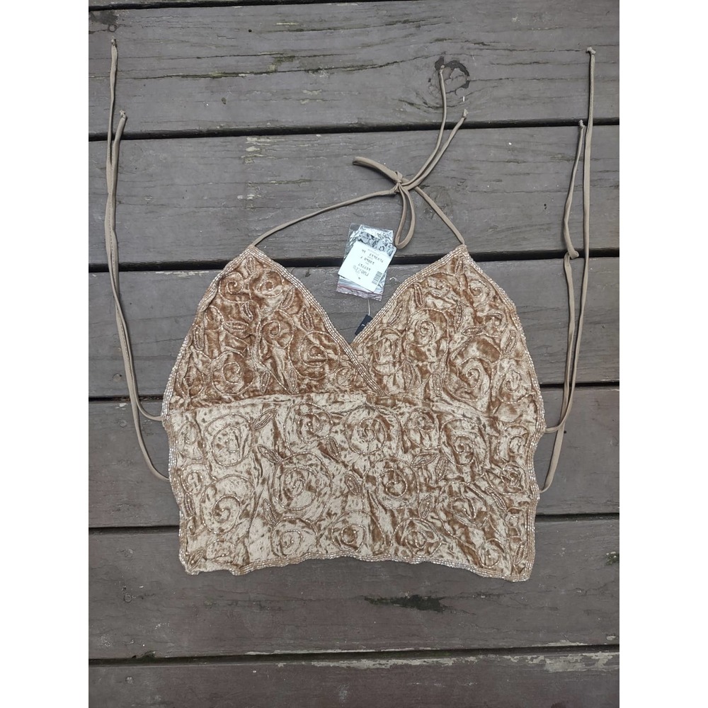 Women's Y2K Vintage  Halter Top Fairy Whimsigoth Sexy Large